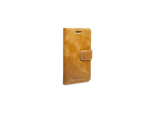 Lynge til Galaxy S7 Edge - Golden Tan Lommebok og mobilcover i ett | dbramante 